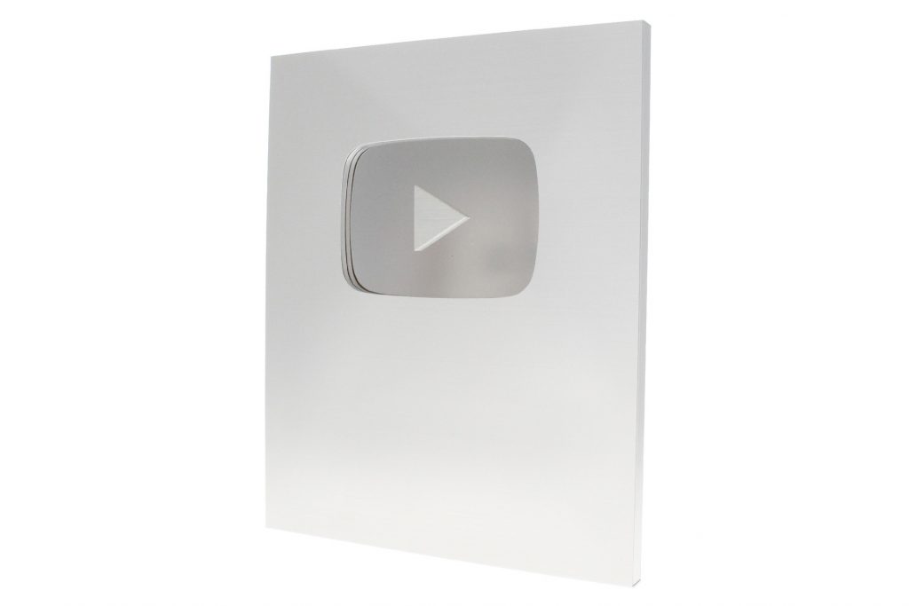 YouTube Creator Award - SIlver
